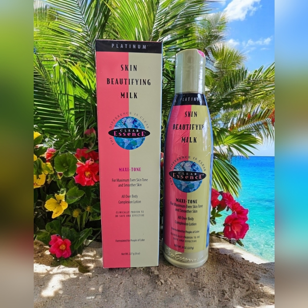 Clear Essence Platinum Skin Beautifying Milk- Maxi-Tone- 227g